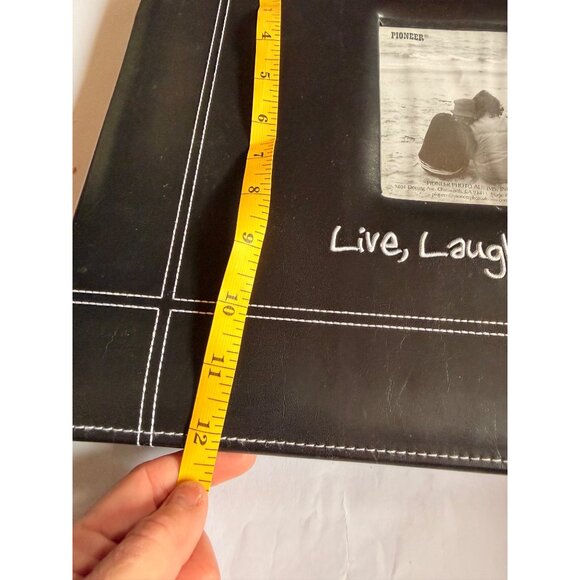 Live Laugh Love Pioneer Leatherette Photo Album 8.5" x 11" With 20 Top Loading P - Picture 9 of 10